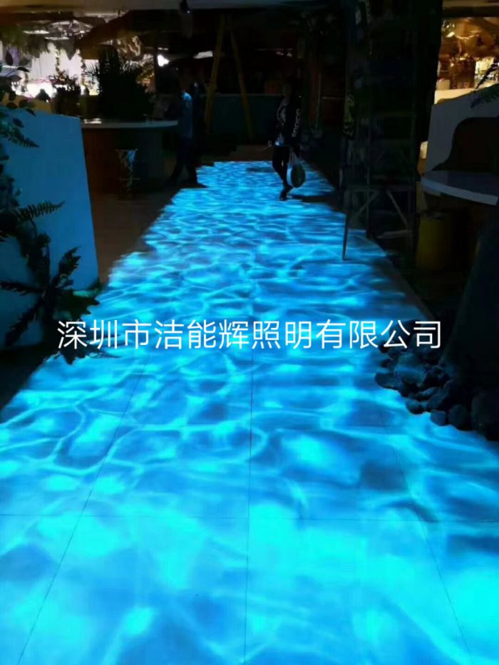 南宁餐厅--水波纹装饰投影
