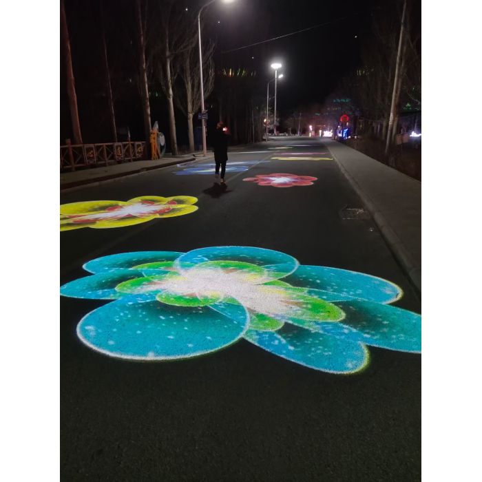 四川街区--亮化投影项目