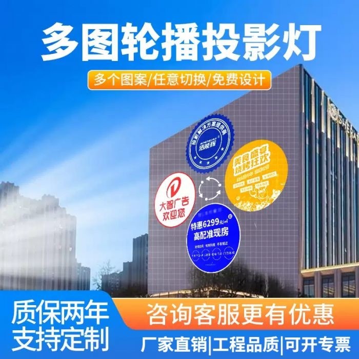 多图切换+转动投影灯