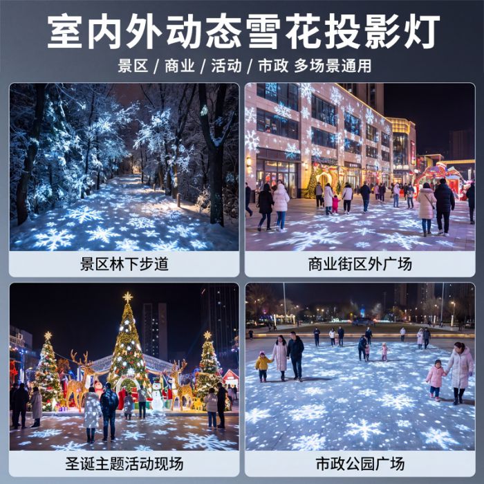 室内外动态雪花