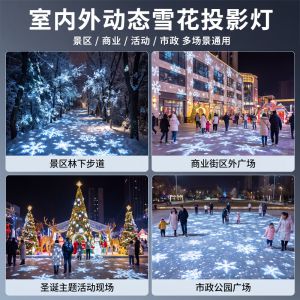 室内外动态雪花